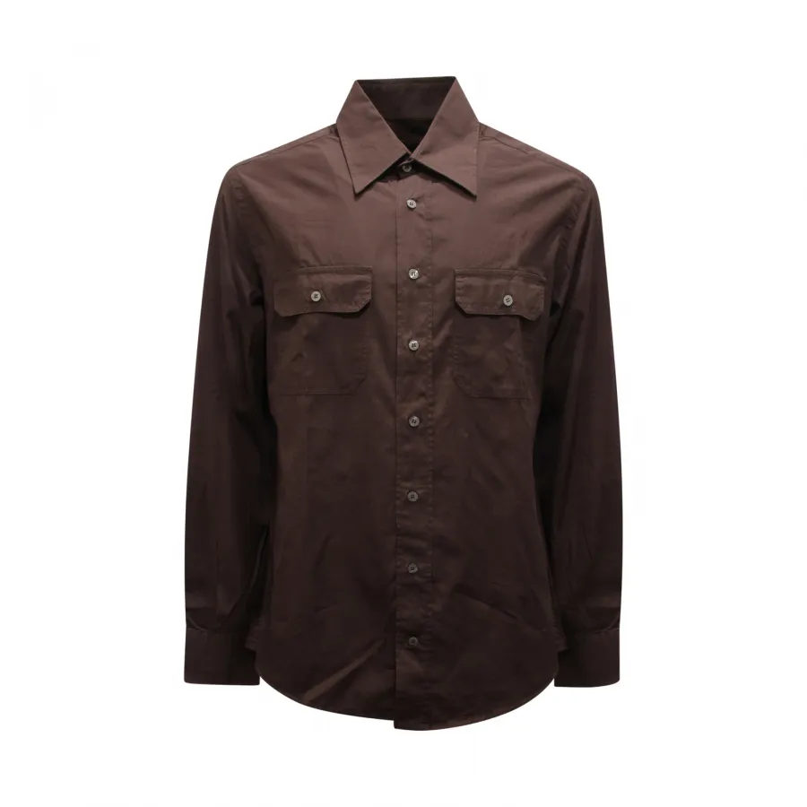 7099AZ CAMICIA UOMO LIU JO MAN SHIRT BROWN