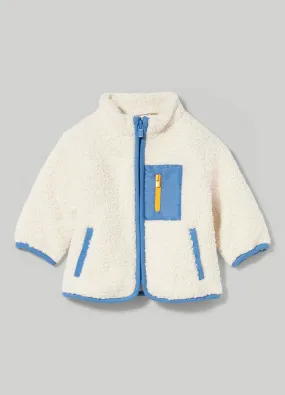 BLUKIDS  Giacca in finta pelliccia teddy neonato
