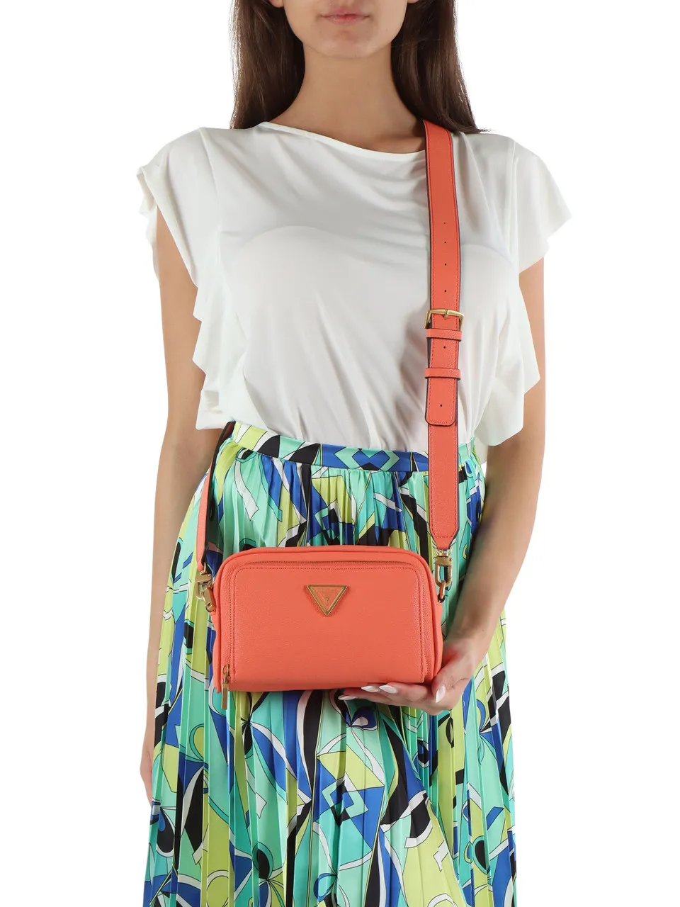 Borsa a tracolla COSETTE con placca logo