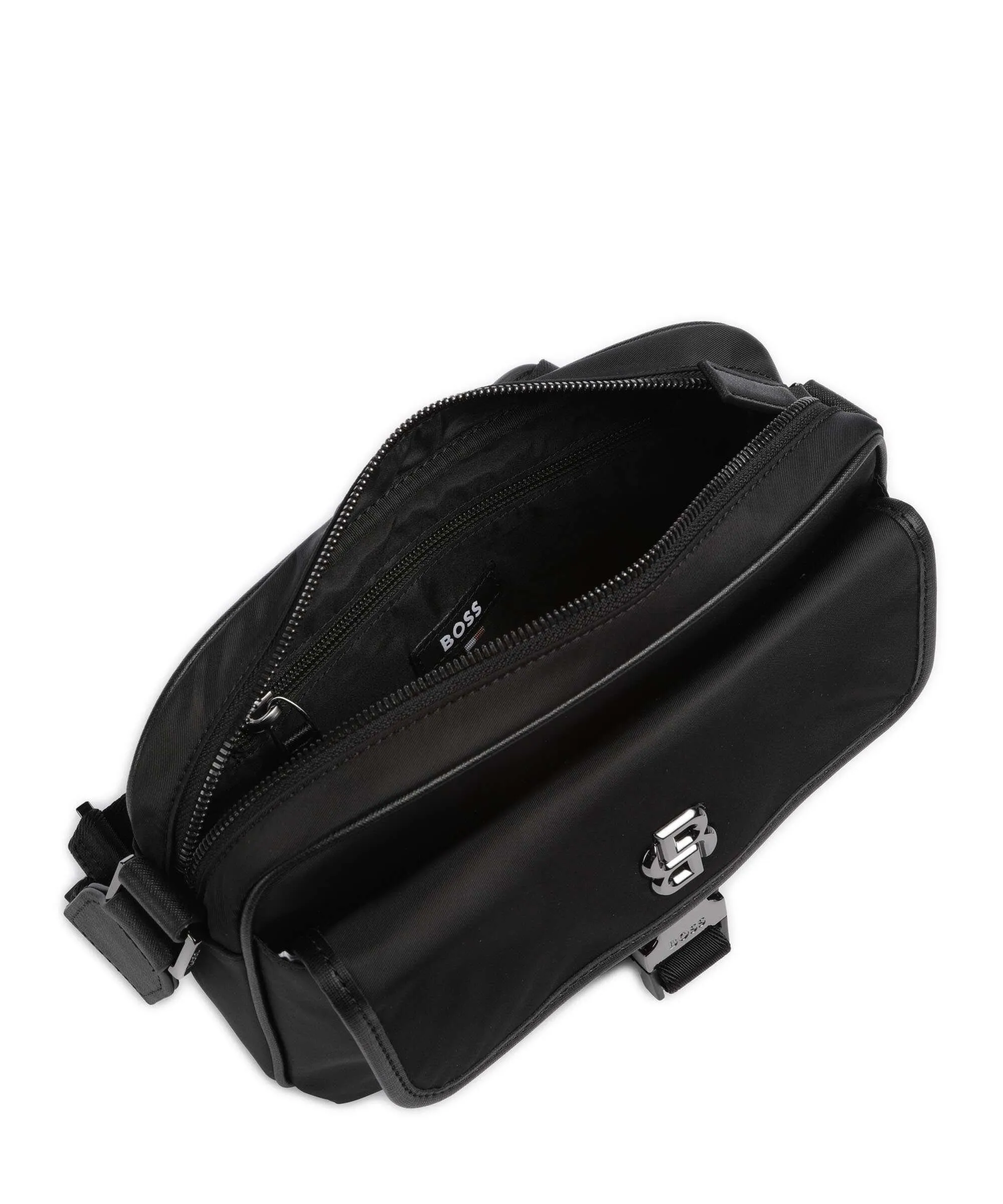  BOSS B Icon Borsa a tracolla poliestere riciclato nero  