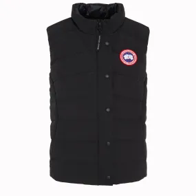 CANADA GOOSE  Gilet Freestyle in tessuto nero