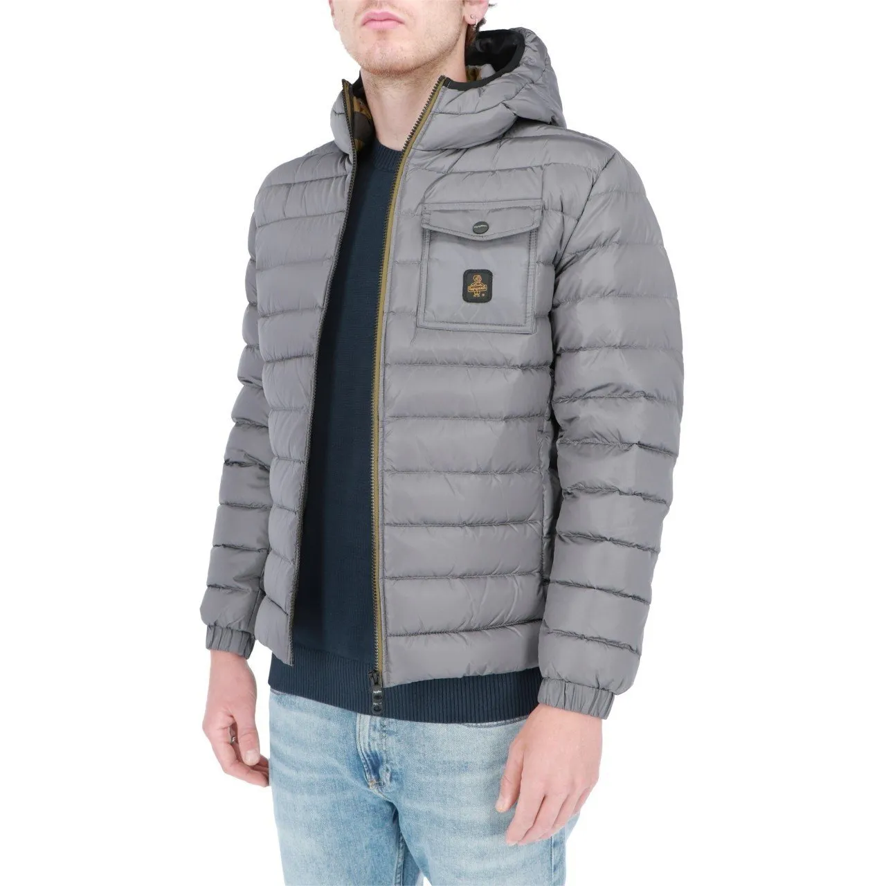 Giacca Refrigiwear Uomo Piuma Cappuccio Hunter Jacket GRIGIO GRIGIO