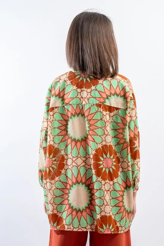 NIU CAMICIA RETTANGOLO SS24604 T056