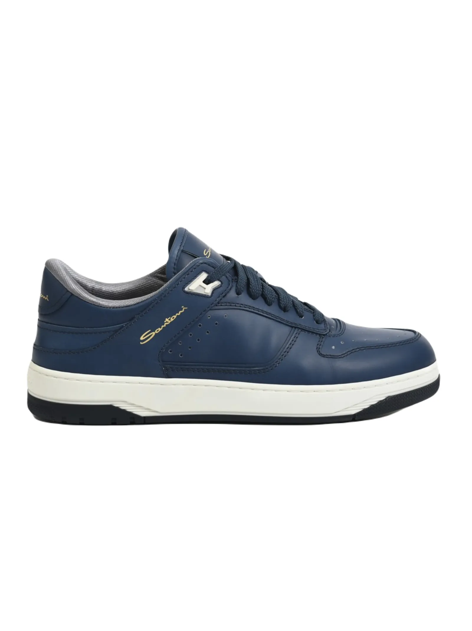 SNEAKERS TRAFORATA SANTONI  UOMO MBSA21865BBLHUTTU59